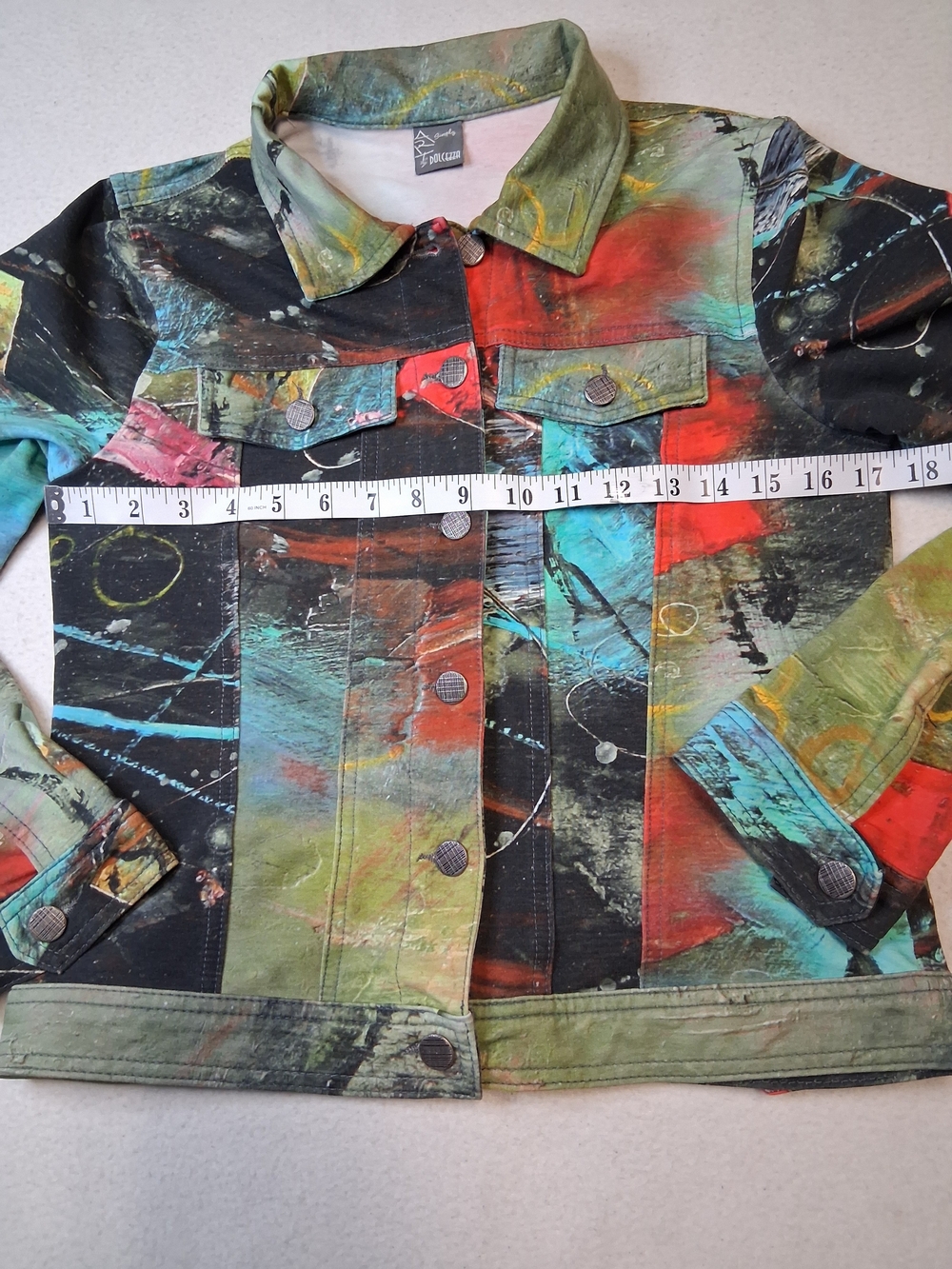Abstract Multi-Color Jacket - Picture 3 of 6